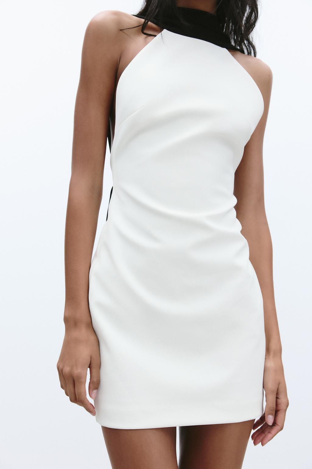 Mía™ | VESTIDO CORTO DE DOS TELAS