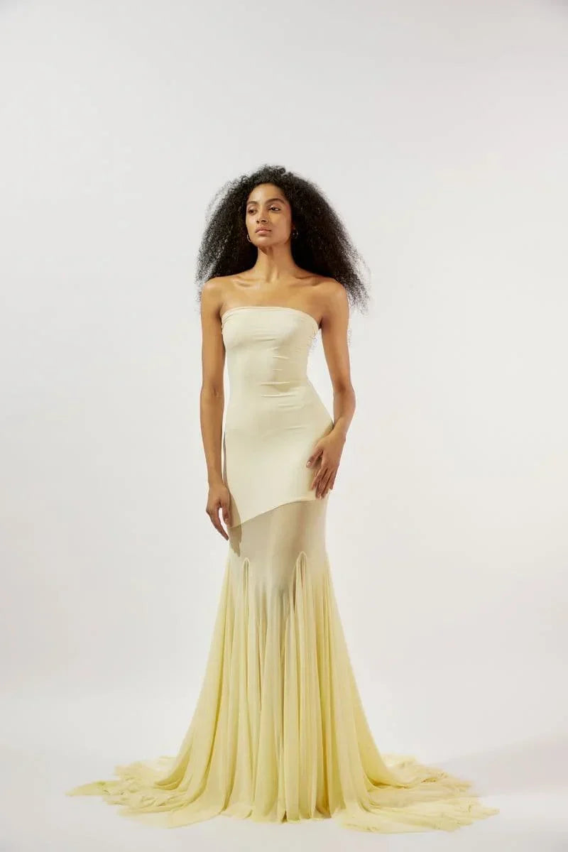 Dahlia™ | VESTIDO MAXI AMARILLO