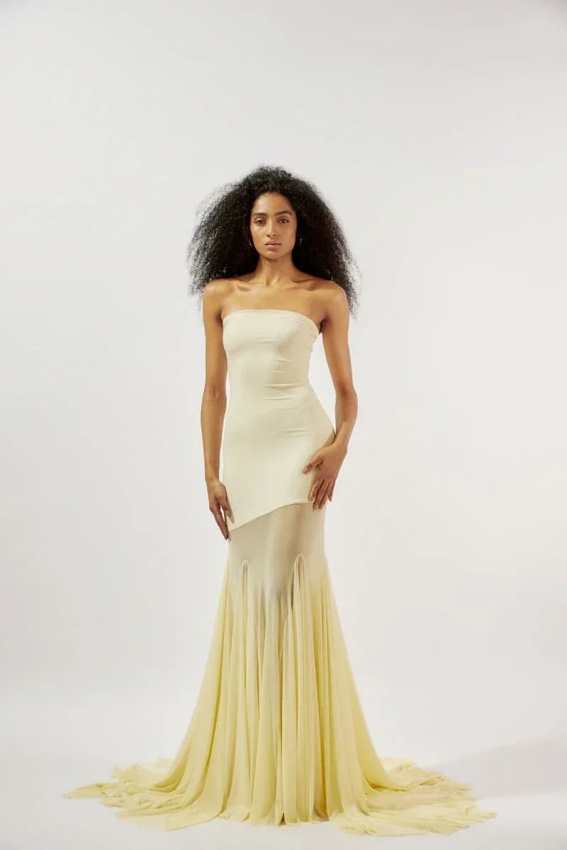 Dahlia™ | VESTIDO MAXI AMARILLO