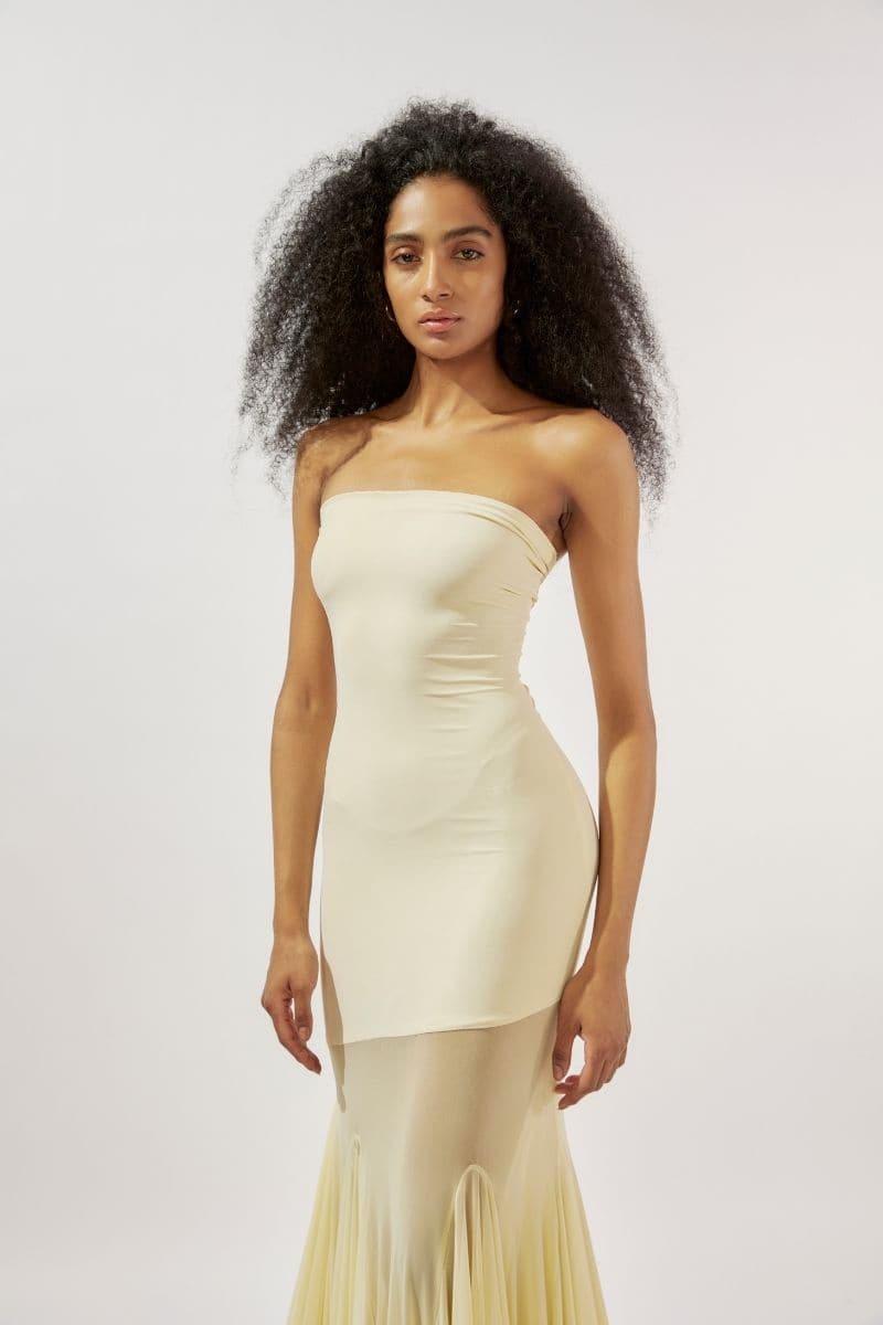 Dahlia™ | VESTIDO MAXI AMARILLO