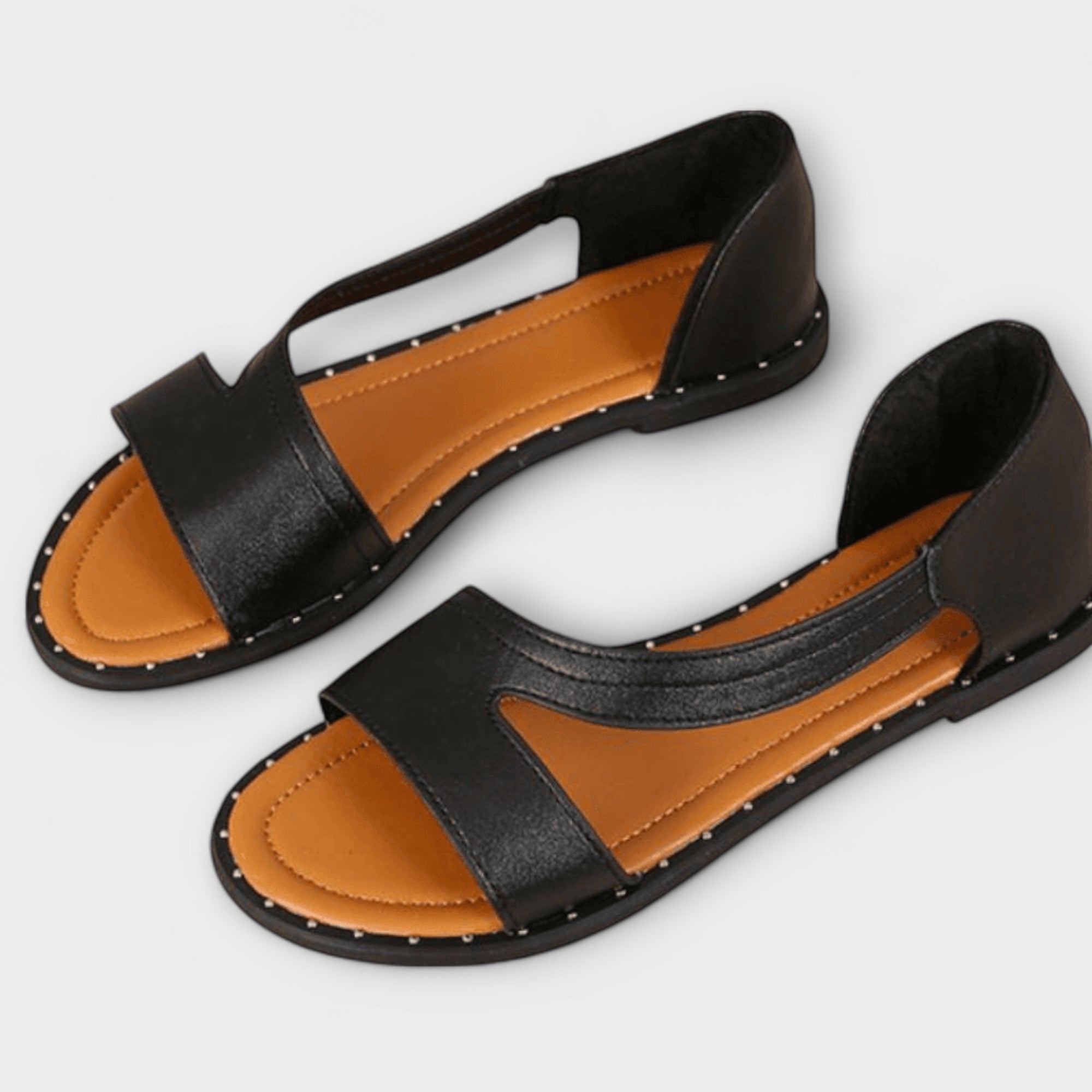 Sofía™ | SANDALIAS PLANAS ELEGANTES DE CUERO SUAVE PREMIUM