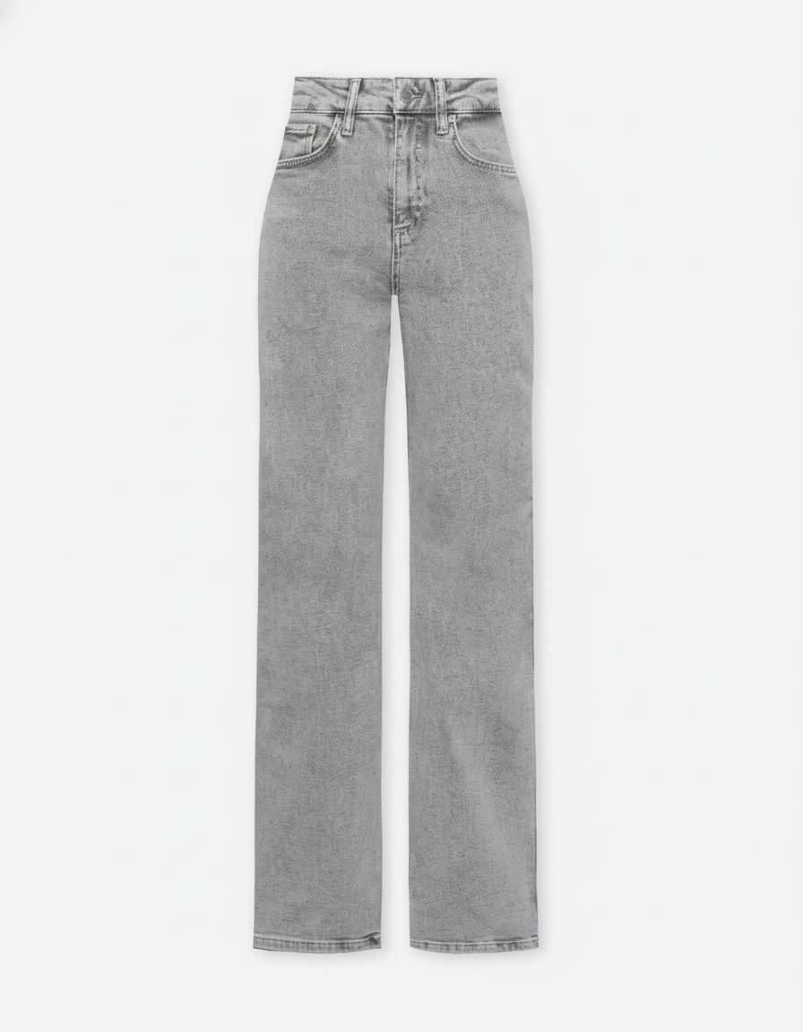 Aitana™ | VAQUEROS GRISES CON CORTE BOOTCUT ELEGANCIA CASUAL