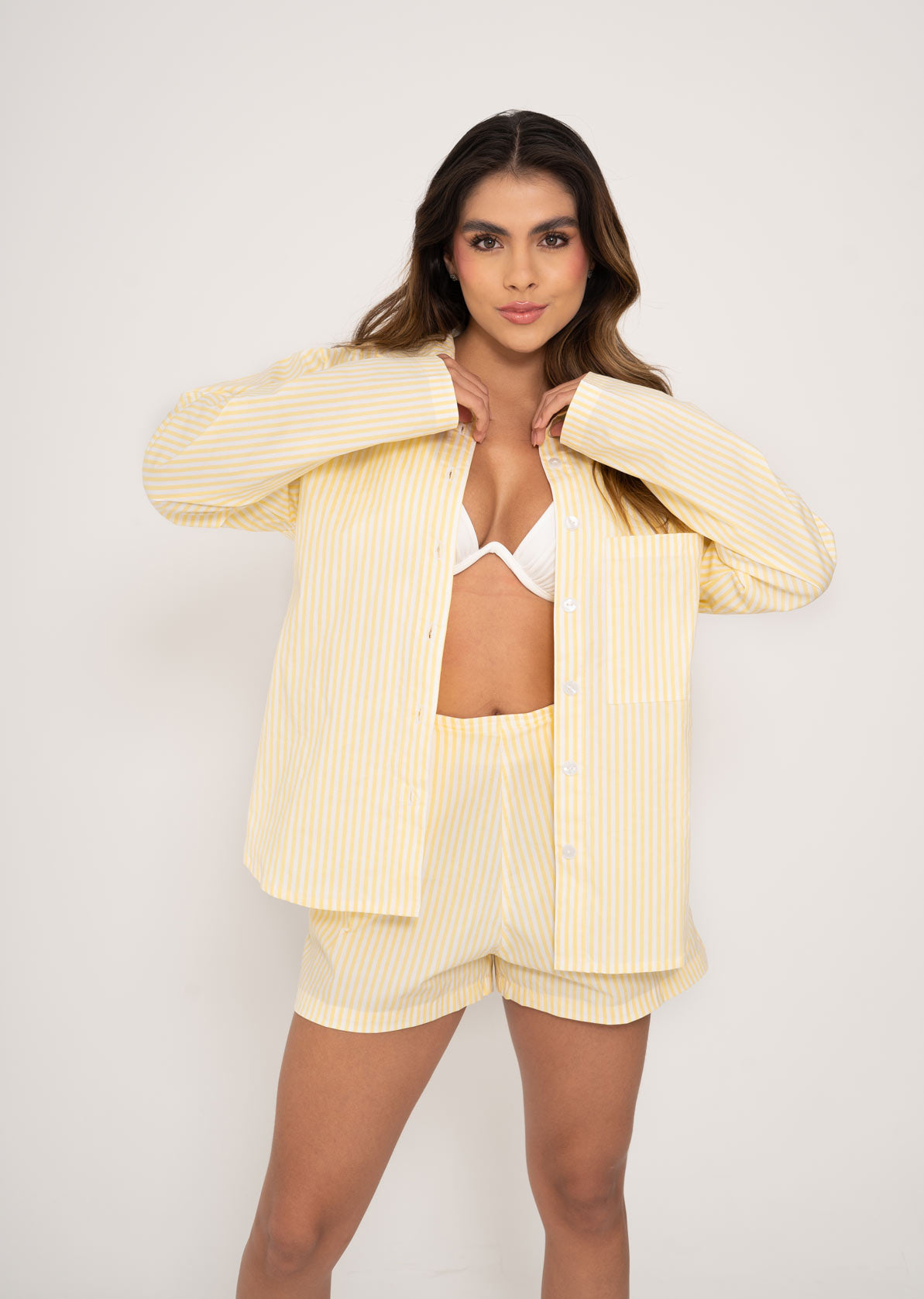 Clair™ | CONJUNTO DE VERANO A RAYAS CON ENCANTO FRANCÉS