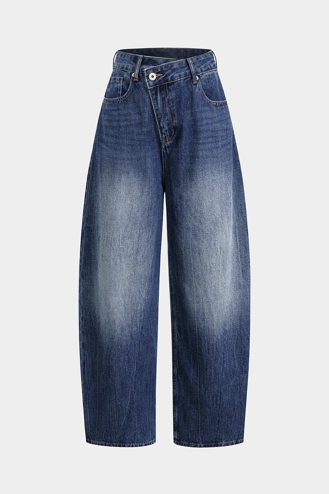 Nora™ | VAQUEROS PARA MUJER DE TIRO ALTO Y PIERNAS ANCHAS