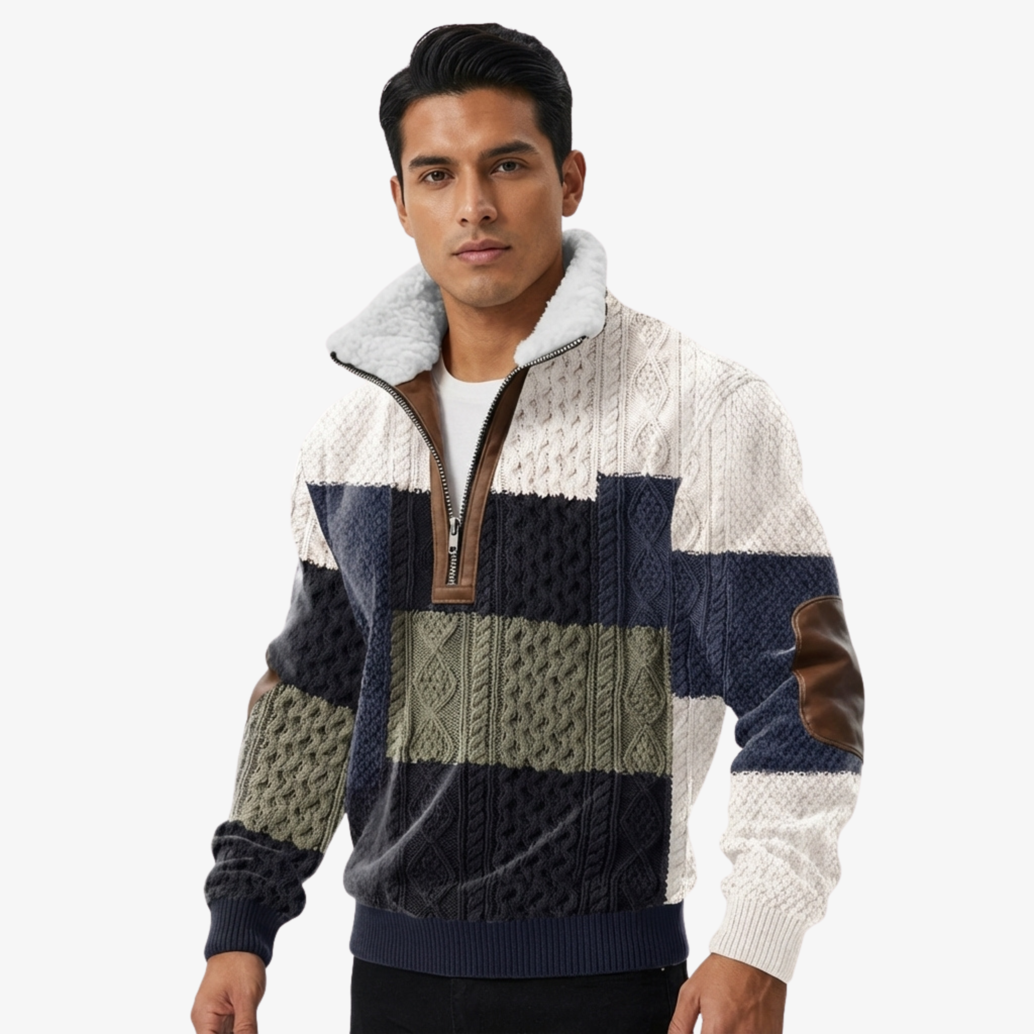 Sebastian™ | SUÉTER CON CUELLO FORRADO CÁLIDO